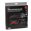 Karbónový LED spojler 120 cm, červené svetlo 12 V
