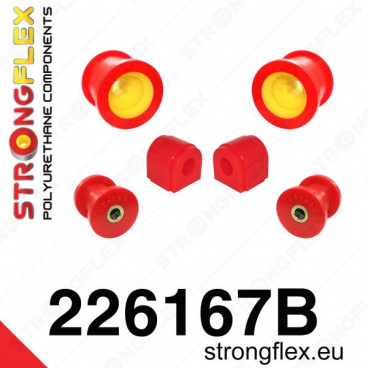 Škoda Octavia II Strongflex zostava silentblokov len pre prednú nápravu 6 ks Škoda Octavia II Strongflex zostava silentblokov len pre prednú nápravu 6 ks