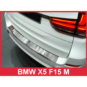 Nerez kryt- ochrana prahu zadného nárazníka BMW X5 F15 M 2013-14