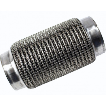 Nerez pružný diel / vlnovec 64x100 mm s krycím opletom