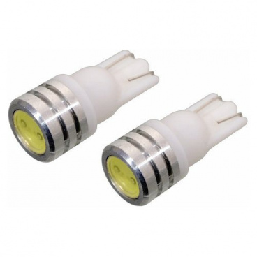 2 ks žiaroviek LEDextra T10 12V 5W - biela