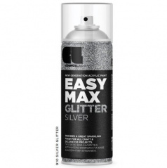 Easy Max Metallic sprej strieborný s trblietkami 400 ml