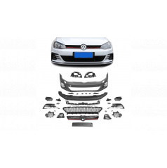 Predný spojler Volkswagen Golf 7 Predok SRA Gril LED Halogén