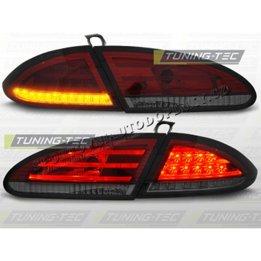 SEAT LEON 2005-09 ZADNÍ LED LAMPY RED SMOKE SEAT LEON 2005-09 ZADNÍ LED LAMPY RED SMOKE