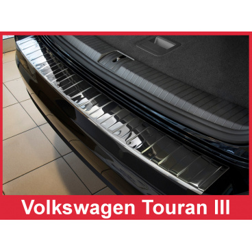 Nerez kryt- ochrana prahu zadného nárazníka Volkswagen Touran III 2015+