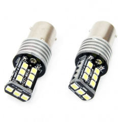 Žiarovky BAY15d - 15 SMD LED biele 12 / 24V CAMBUSA (2 ks)