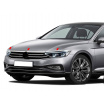 Nerez lišty hornej hrany masky a svetiel VW Passat B8,5 2019+ 3 ks