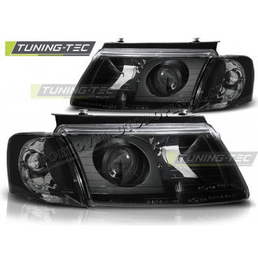 VW Passat B5 3B 11.1996-08.2000 H7 / H7 predné číre svetlá black (LPVW37)