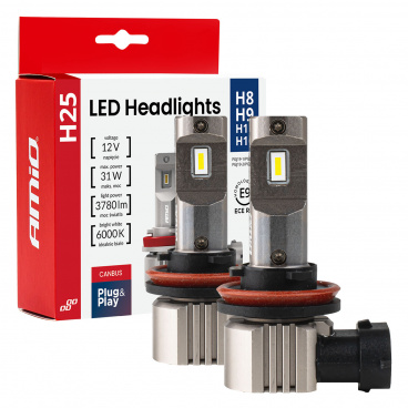 Automobilové LED žiarovky série H25 CANBUS H8 H9 H11 H16 12V 31W AMIO-04713 Automobilové LED žiarovky série H25 CANBUS H8 H9 H11 H16 12V 31W AMIO-04713