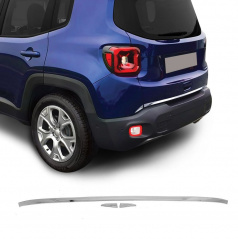 Nerez leštená hrana zadného kufra Omtec Jeep Renegade 2019+