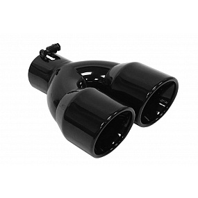 Nerez dual koncovka čierna (vstup 63 mm, výstup 89 mm)