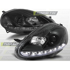 Fiat Grande Punto 2005-09 predné číra LED svetlá daylight black (LPFI06)