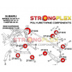 Subaru Impreza 2001+ GP GJ StrongFlex kompletní sestava silentbloků 33 ks