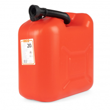 Kanister plastový objem 20l červený Kanister plastový objem 20l červený