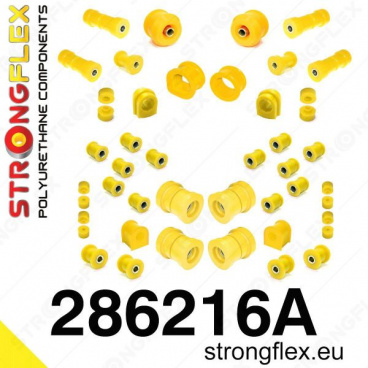 Nissan Skyline R32 StrongFlex Sport kompletní sestava silentbloků 38 ks Nissan Skyline R32 StrongFlex Sport kompletní sestava silentbloků 38 ks
