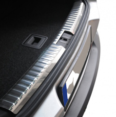 VW Tiguan 07-15 nerez ochranný panel vnútornej hrany nákladového priestoru Omtec