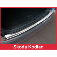 Nerez kryt- ochrana prahu zadného nárazníka Škoda Kodiaq 2016+
