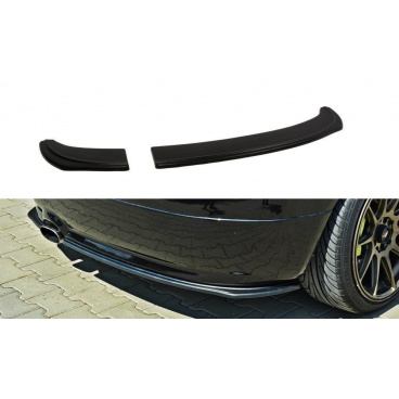 Spoiler pod zadný nárazník pre Škoda Fabia RS Mk1, Maxton Design (čierny lesklý plast ABS)