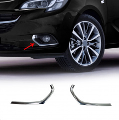 Nerez rámčeky hmlových svetiel Opel Corsa E 2015-2019