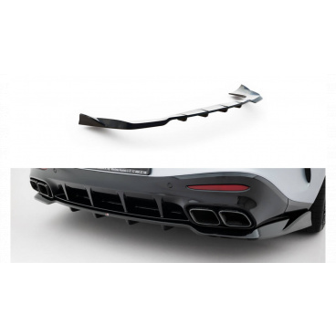 Splitter Mercedes-Benz AMG GT 63 C192 Zadný Stredový s Difúzorom v.2 Splitter Mercedes-Benz AMG GT 63 C192 Zadný Stredový s Difúzorom v.2