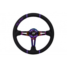 Športový volant WRC TITAN 350 mm kožený