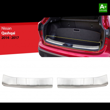 Nerez kryt nákladovej hrany kufra Nissan Qashqai 2 2014-17