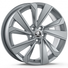 Originálne koleso z ľahkej zliatiny RIEGEL 17" Škoda Fabia SILVER
