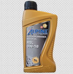 Syntetický motorový olej Alpine RSL 5W-50 1 alebo 5 L