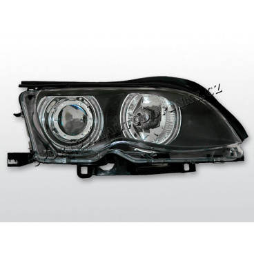 BMW E46 01-05 Angel Eyes black (LPBM32) - sedan, touring BMW E46 01-05 Angel Eyes black (LPBM32) - sedan, touring