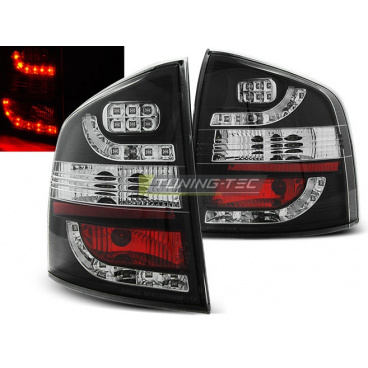 Škoda Octavia 2 kombi 2004-12 zadné LED lampy black 