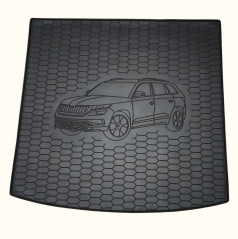 Masívny koberec do kufra so siluetou Kodiaq RS/Sportline