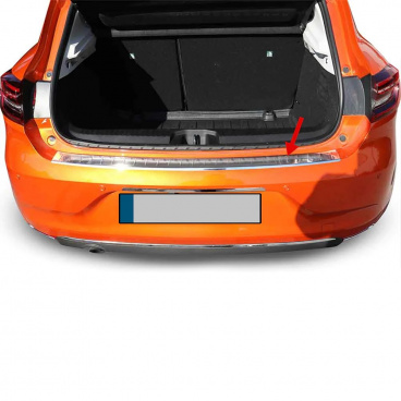 Nerez leštený kryt hornej hrany zadného nárazníka Renault Clio V 2019+ HTB