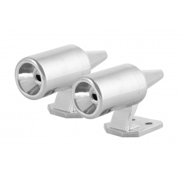 Ultrazvukový odpudzovač lesnej zveri chróm