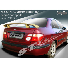 Nissan Almera sedan 2000+ zadný spojler (EÚ homologácia)