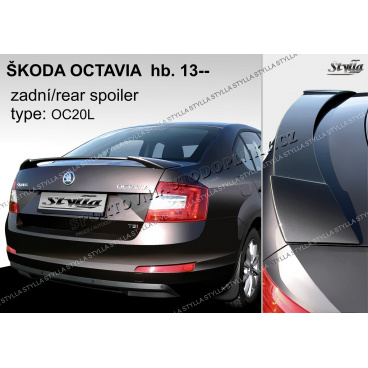 Zadný spoiler Škoda Octavia htb 2013 z (EÚ homologácia)