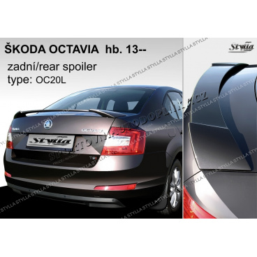 Zadný spoiler Škoda Octavia htb 2013 z (EÚ homologácia) Zadný spoiler Škoda Octavia htb 2013 z (EÚ homologácia)