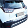 Nerezový leštený kryt hornej hrany zadného nárazníka Opel Crossland 2017-21, Crosslad X 2021+