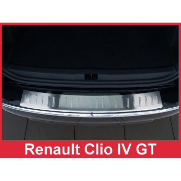 Nerez kryt- ochrana prahu zadného nárazníka Renault Clio IV Grand Tour 2013-16