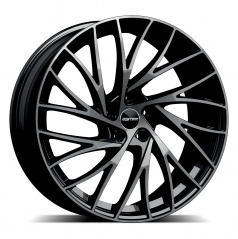 Alu kolo GMP ENIGMA 10,0x21 5x120 ET35 black/gunmetal leštěný top