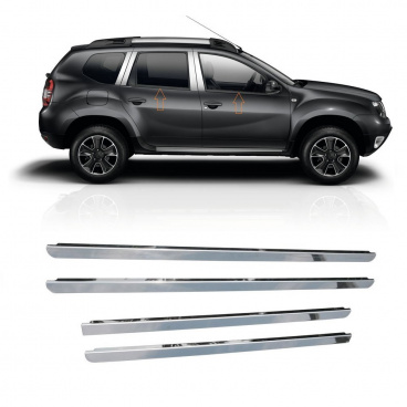 Nerez spodnej lišty okien Omtec Dacia Duster 2010-18 4 ks Nerez spodnej lišty okien Omtec Dacia Duster 2010-18 4 ks