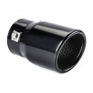 Športová nerezová koncovka výfuku black 76 mm