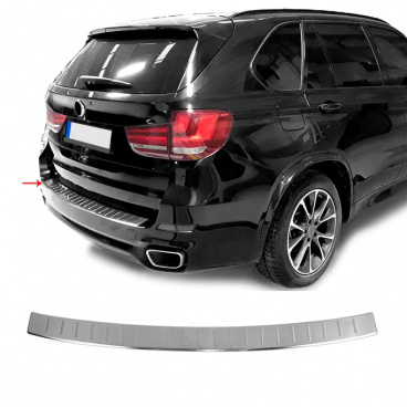 Nerez kryt hrany zadného nárazníka Omtec BMW X5 2013+ F15, G05 brúsený