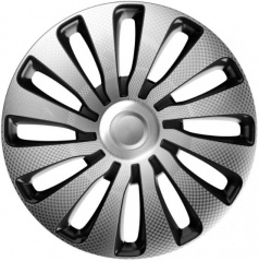 Kryty kolies SEPPANG carbon black 13-16" (sada 4 ks)
