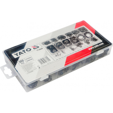Pojistné kroužky sada 300ks, R1-R19, pr. 3 -32mm Pojistné kroužky sada 300ks, R1-R19, pr. 3 -32mm