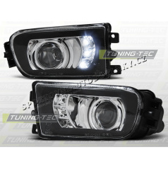 BMW Z3 1996-02 predné hmlovky + LED black (HABM03)