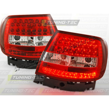 AUDI A4 (B5) 1994-00 zadné LED lampy RED WHITE (LDAU47) AUDI A4 (B5) 1994-00 zadné LED lampy RED WHITE (LDAU47)
