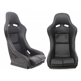 Športové pevná škrupina Monza GTR imitácia čiernej kože