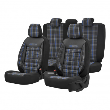 Luxusné univerzálne autopoťahy GTI SPORT sivé Luxusné univerzálne autopoťahy GTI SPORT sivé