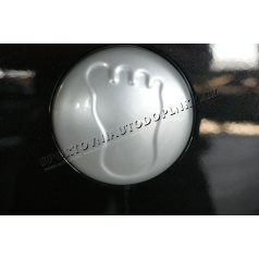 Silver kryt zadného emblému Snow Monster - Škoda Yeti
