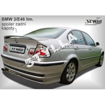 BMW 3, E46 Sedan 98+ zadné krídlo (EÚ homologácia)